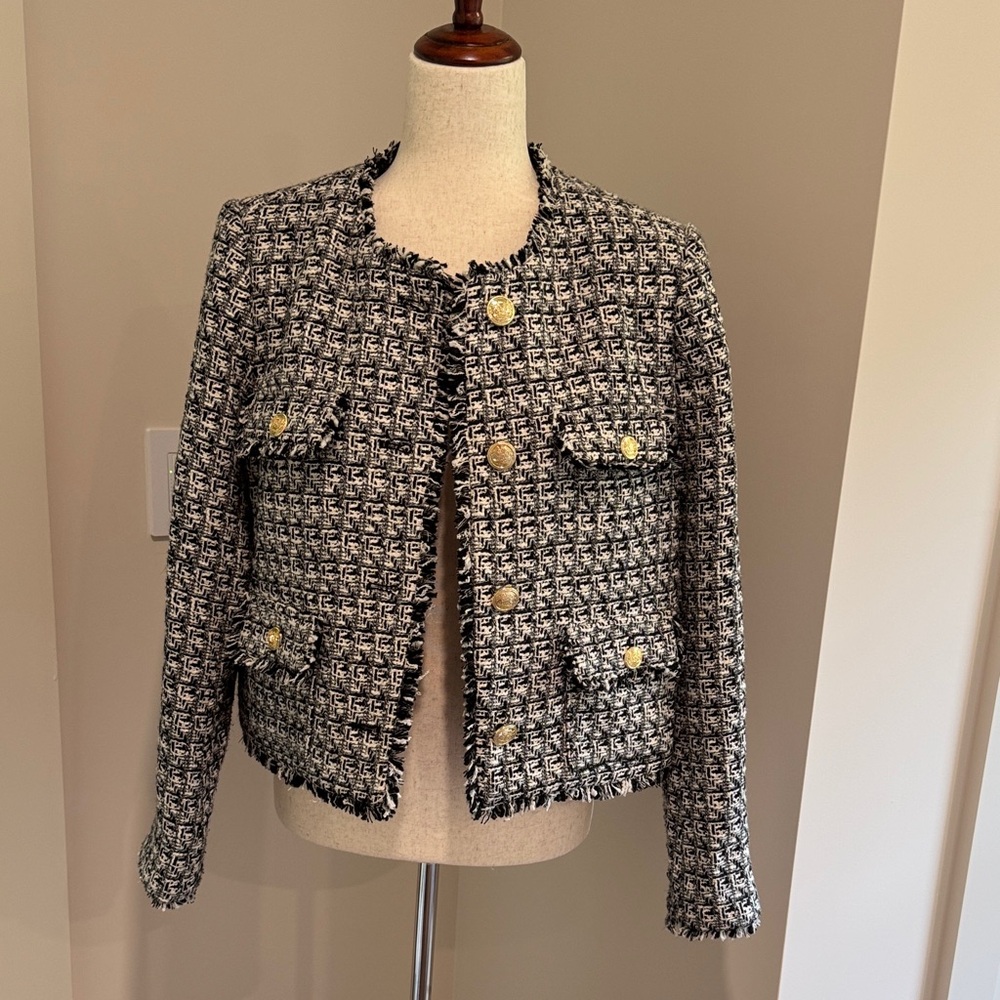 Joie Tweed Blazer Jacket
